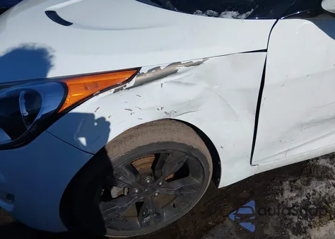 2015 Hyundai Veloster z USA, uszkodzony, nr VIN KMHTC6AD3FU239502